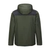 chaqueta de invierno cortavientos polyester full zip windbreak warm parka winter jacket with hoody mens outdoor jacket