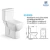 Import Cheap Africa Style  two piece bathroom Dual flushing washdown wc water clost toilet from China