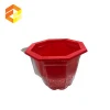 Cheap customize circle large trays plastic flower pot