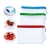 Import Cheap Eco Friendly supermarket produce bags See Through Mesh Shopping Merchandise Bags with Drawstring from China
