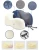 Import Cheap Wholesale U Shape Car Neck Memory Foam Pillow Portable Headrest Travel Pillow from China