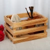 Cheap wood sundries storage box wooden fruit vegetable crates wholesale