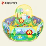 Children Baby Playpens Safety Tents with Basketry Kids Play Tent Ocean Ball Pool