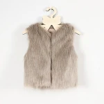 children's clothing children fur coat girls faux fox fur vest baby