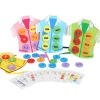 Childrens clothes rope games infants  babies  exercise hand-eye coordination early education and intelligence wooden toys
