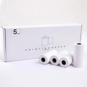 Childrens printing camera 5 rolls printing paper for D10 57*25mm photo thermal transfer paper camera