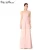 Import China bridesmaid dresses longbridesmaid pink dresses from China