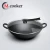 Import China cast iron big size wok with wooden lid from China