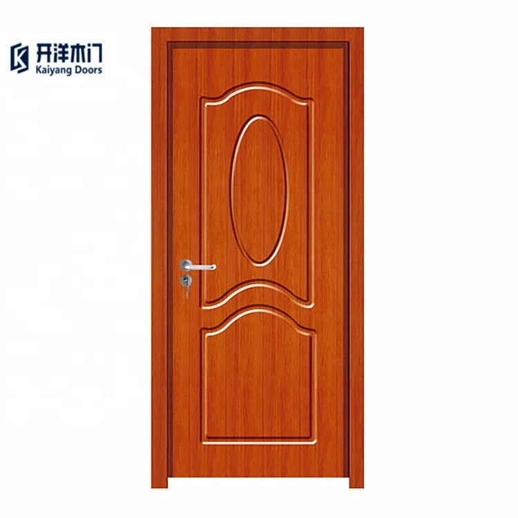 china cheap prices latest wood door design pvc film coated wooden glass interior room door
