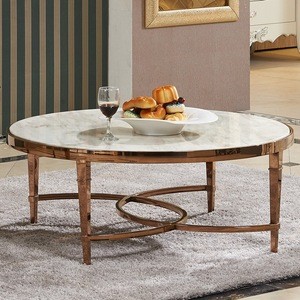 China Commercial Furniture Stainless Steel hotel Coffee Tea Table