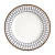 Import China gold rimmed navy blue charger plate from China