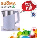 China home appliances 360 degree big stainless steel hotel kitchen manufacturing process camping electric tea kettle boiler