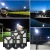 Import China Manufacturer IP65 Waterproof ABS SMD 300w 500w 800w Outdoor Lighting All In One LED Solar Panel Street Light from China