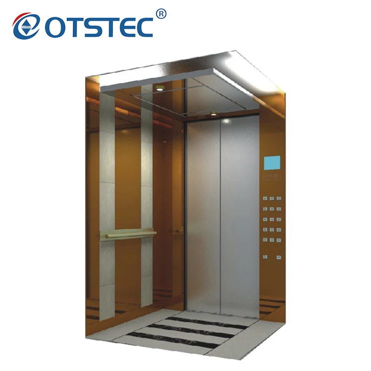 China OTSTEC Brand Building VVVF Traction 13 Person Hotel Elevator