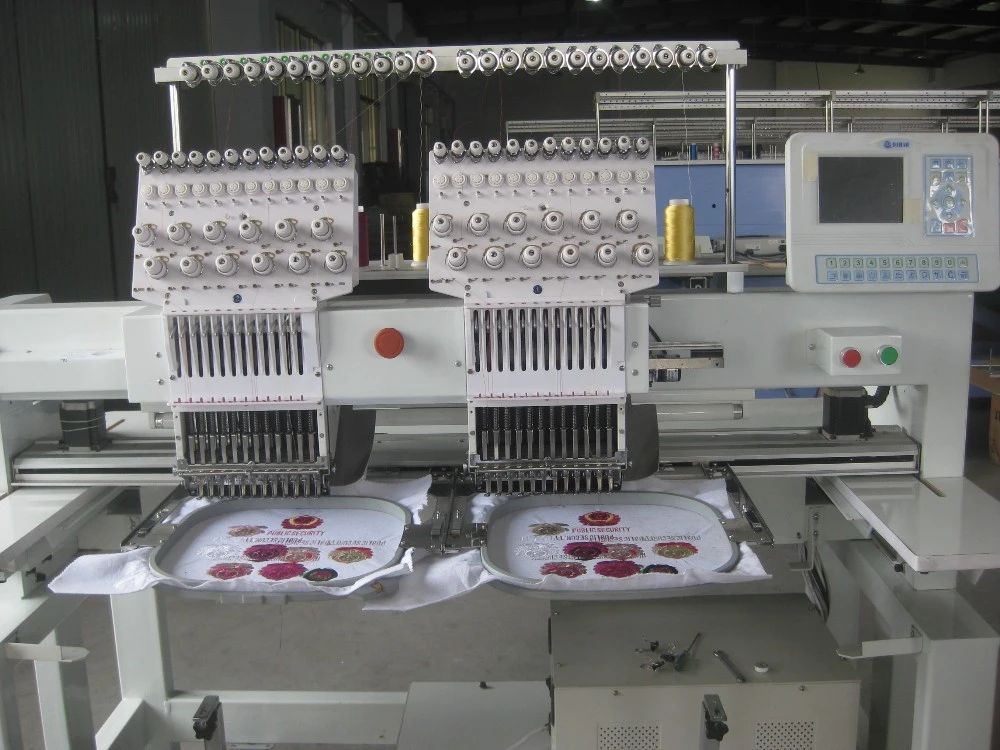 china portable 2 Head Computerized Embroidery Machine price