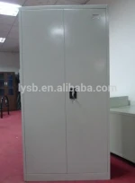 China supplier cheap vertical 2 door Stainless Steel Bookcase/Metal File Display Cupboard