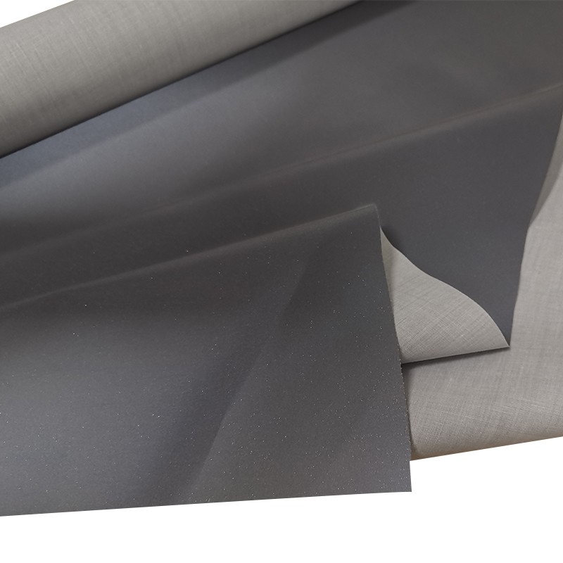 China supplier tc grey silver reflective cotton polyester fabric  material