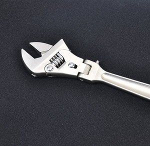 China-tool 8&quot; adj ratcheting flex head adjustable multifunction monkey wrench with ratchet function free shipping