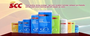 China Top Manufacturer Acrylic Automotive Paints with complete color system