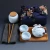 Import Chinese Portable Travel Tea set Ceramic Kung Fu Tea Pot Including 1 Teapot 2 Teacups 1bag 1 Tray 1 Tea Canister from China