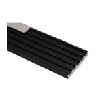 Chinese supplier high quality Black anodized aluminum profile  for window kitchen other windows