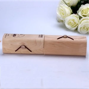 Chinese tea wooden packaging box for custom