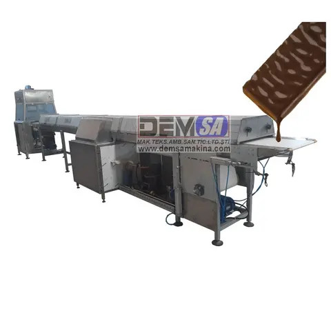 Chocolate Coating (Enrobing) Machine with Cooling Tunnel