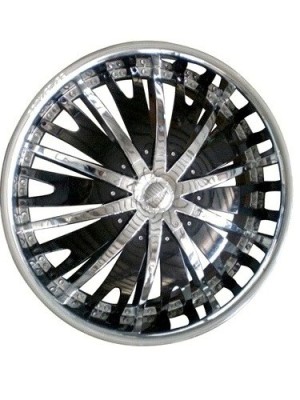 Chrome V Shape Alloy Wheel (UFO-1138)