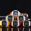 CJNEW watch Mens Wrist Watches Calender Luxury  Wristwatch Diamond Date Quartz WatchSquare
