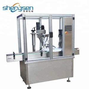 Cleaning and Disinfection Dry Vial Bottle Powder Filling Machine Pharmaceutical