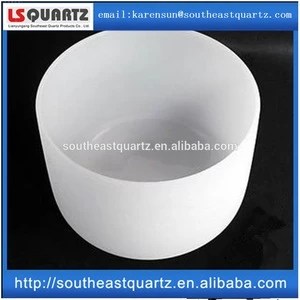 Clear or Opaque Fused Silica Crucible of Southeast Quartz