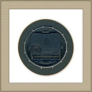 Clock Insert / Clock Fit-ups / Clock Head Dia.108mm (4 1/4 inches) with brass bezel and glass lens Model F108IRC