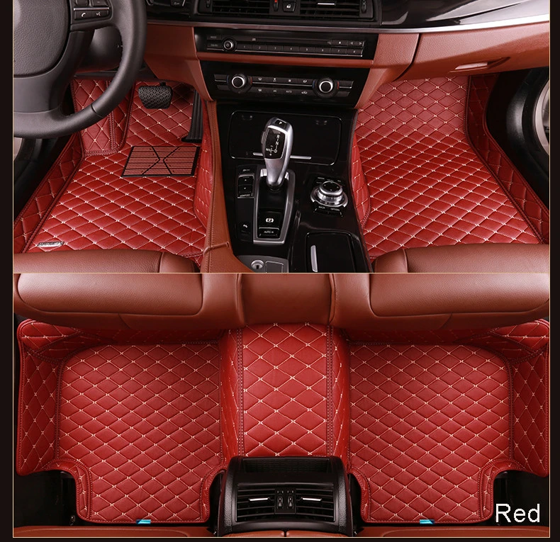 CMS-2012003-R Newest  style luxury universal waterproof 5d car mat factory  Auto accessories Hot Sale leather Car Floor Mats