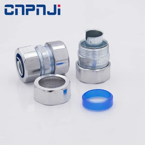 CNPNJI female threaded pipe fitting carbon steel socket 1/4 conduit tube galvanized coupling pipe fitting