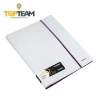 Colorful inside display book with elastic, good touching feeling with 30 pockets insert