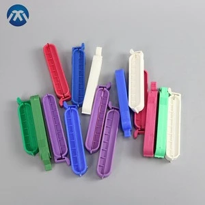 colorful sealing bag clips to storage snack keep dry or kitchen food bag clip