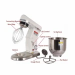 Commercial Electric Bread Dough Mixer Food Mixer Dough Mixer with 7 liter
