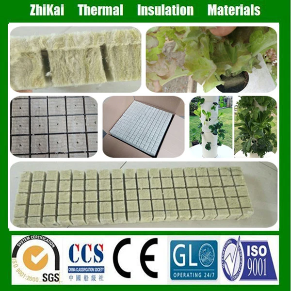 Commerical planting Agriculture Growing media rock wool cubes