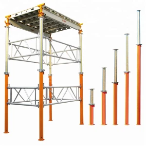 Construction Aluminium Scaffolding Extension Shoring Standard Props with SGS Certificate