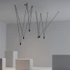 Contemporary design indoor decoration iron acrylic led chandelier pendant light