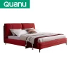 Contemporary light luxury new modern bedroom furniture fabric bed