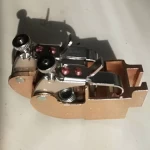 Copper carbon brush holder and carbon brush for cement plant