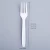 Import cornstarch  eco friendly compostable biodegradable heavy weight  plastic cutlery long handle disposable pla spoon bio from China