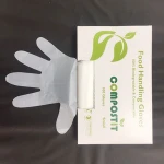 cornstarch made  biodegradable gloves