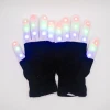 Cotton 3 Colors 6 Modes led finger lights flashing light up led magic gloves  for Christmas Halloween Party Gifts toys