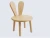 Import creative design Rabbit model kids bench solid beech wood child chair for Kids Play Room Kindergartens chair kids from China