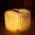 Creative LED Night Foldable Book Reading Waterproof Book Table Lamp Wooden Cover and  Colorful for Gift Decoration