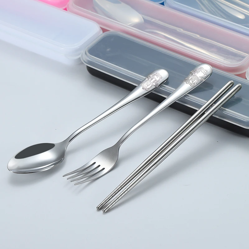 Creative Stainless Steel Portable Cutlery set Travel Flatware Utensils Sets