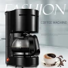 Cup Home Use Electric Drip Coffee Machine With Stainless Steel Decoration