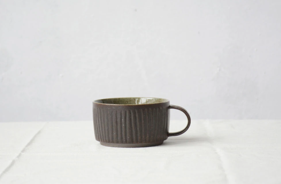 Cups  saucers  reactive glaze black mug handmade ceramic coffee mug latte cup coffee mugs teapots kitchen dinning
